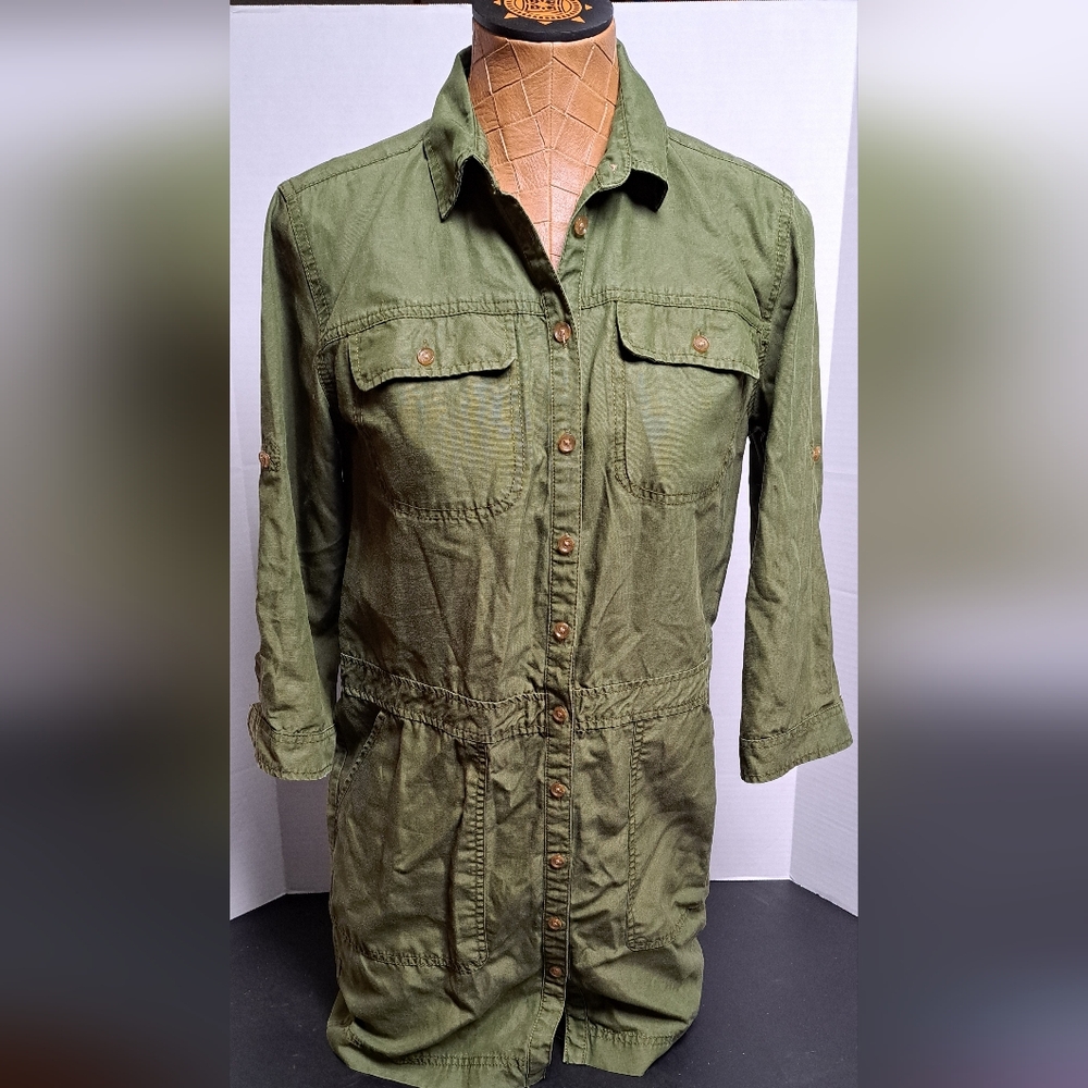 Armani Exchange military green dress size 4